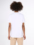 KnowledgeCotton Apparel - Regular whale front print t-shirt - GOTS/Vegan - Bright White